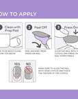 KISS imPRESS No Glue Mani Press-On Nails, Design, 'As It Was', Neutral/green, Medium Size, Almond Shape, Includes 30 Nails, Prep Pad, Instructions Sheet, 1 Manicure Stick, 1 Mini File