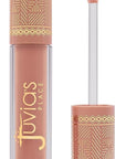 Juvia's Place Coffee Shop Lip Gloss - Cream de Cacao - Hydrating Butter Lip Gloss for Women, Long-Lasting Shine, Moisturizing Glass-like Finish, Plumping Non-sticky, Suitable for every vibe