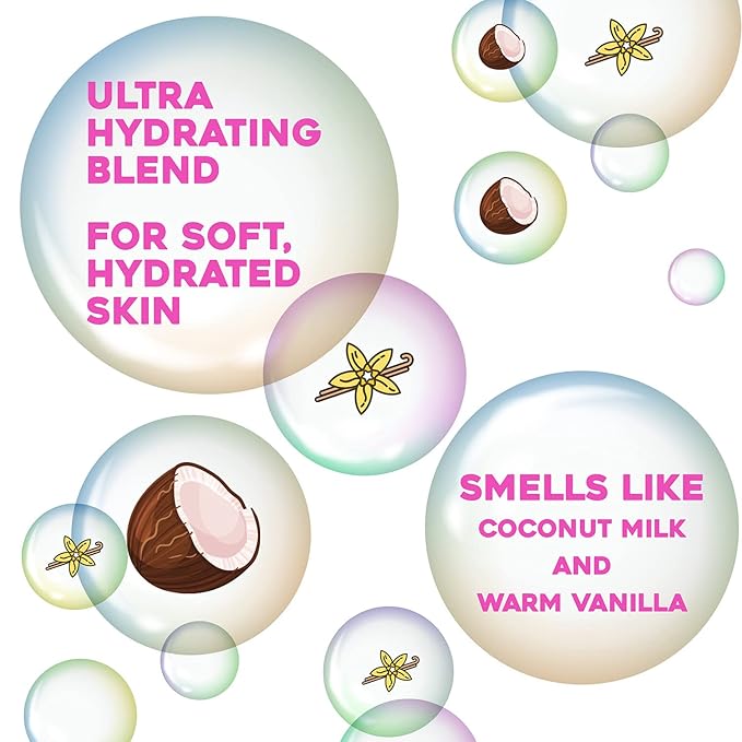 OGX Extra Creamy + Coconut Miracle Oil Ultra Moisture Body Wash, 19.5 Fl Oz (Pack of 2)