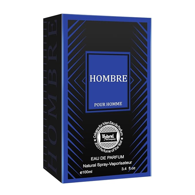 Hybrid & Company Hombre Pour Homme Fresh Seductive Assurance Comfort Scent Mens Fragrance,3.4 Fl Oz