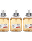 GOJO Luxury Foam Antibacterial Handwash, Fresh Fruit Fragrance, 1250 mL Foam Hand Soap Refill for GOJO FMX-12 Push-Style Dispenser (Pack of 3) – 5162-03