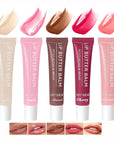 5 Colors Lip Balm Butter,Hydrating Lip Gloss Set,Plumping Lip Glow Oil,Nourishing Lip Care Repair Lip Mask with Natural Ingredients Olive Butter Jelly Liquid Lipstick For Women And Girls