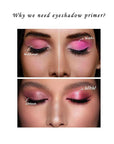 MAEPEOR Matte Eyeshadow Primer 6 Colors Prevent Oily Lids and Creasing Eye Primer Base Long-lasting Waterproof & Smudgeproof Eye Base Makeup for All Shadows (5 Rose Pink)