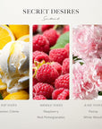 Scentiment Diffuser Oil - Secret Desires | Aromatherapy Fragrance | Inspired by ARIA® Las Vegas | Notes of Lemon Crème, Vanilla, Raspberry, Pomegranate & Peony (20 mL)