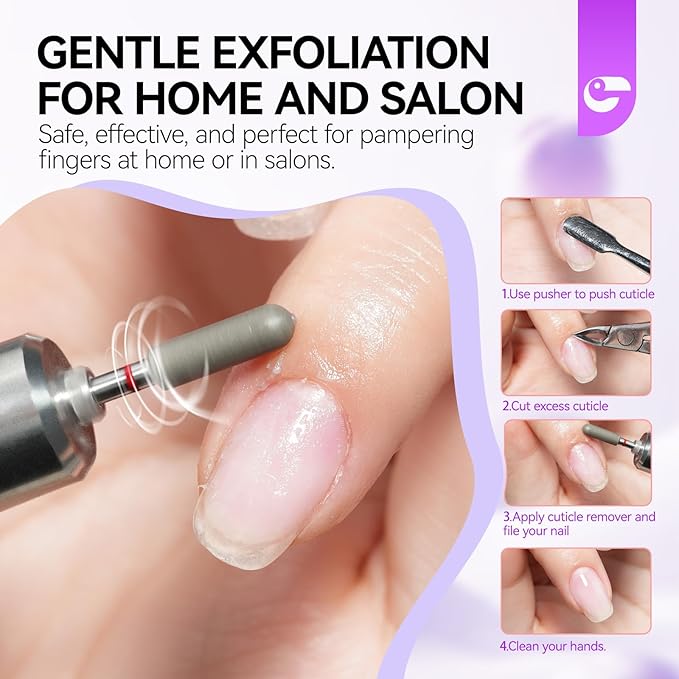 gelike ec Cuticle Care Balm for Nails: Grape Organic Cuticle Softener to Nourish Moisturize Remove Restore Strengthen Dry & Splitting Cuticles