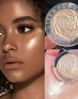 evpct Champagne Gold Face Highlighter Makeup Shimmer Glitter