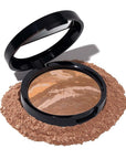 LAURA GELLER NEW YORK Award-Winning Baked Balance-n-Brighten Color Correcting Powder Foundation - Tan - Buildable Light to Medium Coverage - Demi-Matte Natural Finish