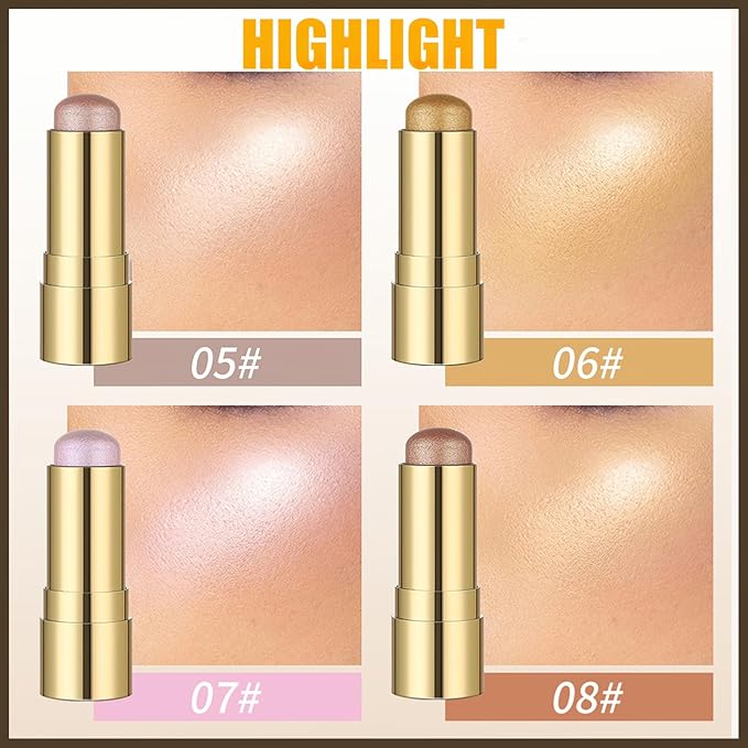 MIELIKKI Cream Blush Stick, Contour Stick Makeup, Shades Blush #03