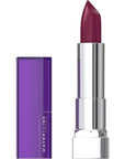 Maybelline Color Sensational Lipstick, Lip Makeup, Cream Finish, Hydrating Lipstick, Nude, Pink, Red, Plum Lip Color, Berry Go, 0.15 oz; (Packaging May Vary)