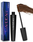 Maydear Brown Mascara for Eyelashes, Waterproof Long Lasting Smudgeproof Color Mascara for Women Fast Dry Lengthening Eye Makeup Party Stage Use