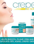 Dermactin Crepe Be Gone Body Souffle - Classic 3 ounce - Ultra Hydrating Crepe Skin Firming Cream for Neck,Chest, Arms & Legs
