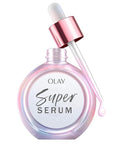 Olay Super Serum - Niacinamide, Vitamin C & E, Collagen Peptide, AHA - 5-in-1 Skin Care Benefits for Face - Healthy Glow, Brightening, Hydrating, Smoothing, Firming, Evens Tone, Anti-Aging, 1.0 Oz