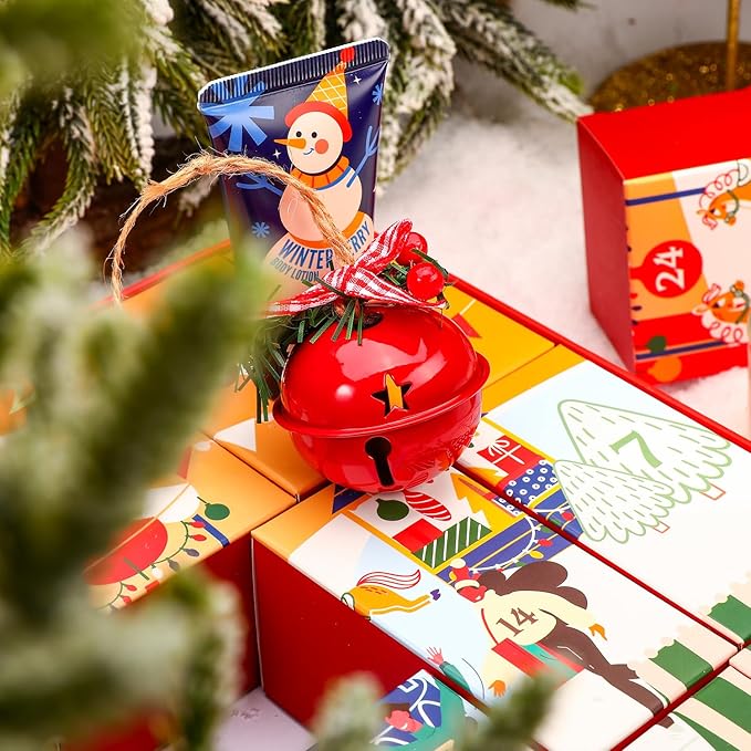 2025 Advent Calendar, New Year Gifts for Women with Hand Cream, Bubble Bath, Body Butter, Necklace, Bracelet, Brooch, Beauty Skincare Bath and Body Gift Set, 24 Days of Holiday Gift