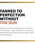 Fake Bake Original Self-Tanning Lotion Lasting Natural Looking Sunless Tanner For All Skin Tones Women & Men - Streak Free, Flawless Glow Includes Gloves For Easy Application - 6 oz