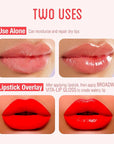 Ruby Kisses Broadway Vita-Lip Clear Lip Gloss (Peach 6 Pack), Ultra-Hydrating & Soothing Formula with Vitamin Oils, High-Shine Non-Sticky Finish, Healing Glossy Lip Balm Locks in Moisture