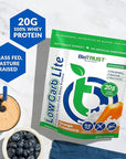 BioTrust Low Carb Lite, 20 Grams of Grass-Fed Whey Protein Isolate, 100 Calories, ProHydrolase Digestive Enzymes, Non-GMO, Free from Soy and Gluten, rBGH-Free (14 Servings) (Orange Cream)