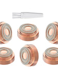 tuokiy Facial Hair Remover Replacement Heads for Finishing Touch Flawless Women's Painless Hair Remover