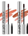 LANGMANNI 2 Colors Long-Lasting Peel Off Lip Liner Set, Waterproof & Smudge-Proof Matte Lip Liners Gift Makeup For Girls (#2+3)