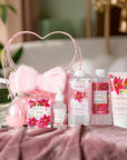 Gift Basket For Women, Mother's Day Gift for Mom Spa Set Lily & Peony Home Spa Set, Beauty Personal Care Set Jojoba Oil, Spa Self Care Kit, Bath Body For Thank You, Birthday, Mom, Anniversary Gift