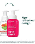 ATTITUDE Foaming Hand Soap, EWG Verified, Plant and Mineral-Based Ingredients, Vegan and Cruelty-free Personal Care Products,Pink Grapefruit, 10 Fl Oz