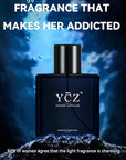 Ycz Midnight Marine Perfume for Men, 1.7 oz. Refreshing & Warm Masculine Scent for Daily Use Men's Casual Cologne Smell Fresh All Day A Gift for Any Occasion