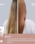 FOUR REASONS Color Mask - Bronze - (27 Colors) Toning Treatment, Color Depositing Conditioner, Tone & Enhance Color-Treated Hair - Semi Permanent Hair Dye, Vegan and Cruelty-Free, 6.76 fl oz