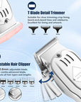 SUNNOW Hair Clippers Professional Cordless for Men, Electric Foil Shavers Razor & Beard Hair Trimmer Kit, Rechargeable Hair Cut Machines Fade Clippers Set, 3 in1 Beard Trimming Kit for Home, Barber