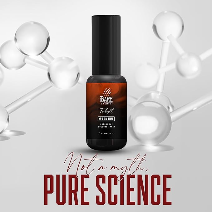 Twilight Pheromone Cologne for Him - [Long Lasting Formula] Pheromone Perfume Oil Spray for Men 1oz. - Lavender, Iris, Leather