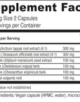 Vitanica, Hepafem, Liver Cleansing Support, Vegan/Vegetarian, 60 Capsules