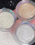 evpct Pearl White & Champagne Gold Face Highlighter