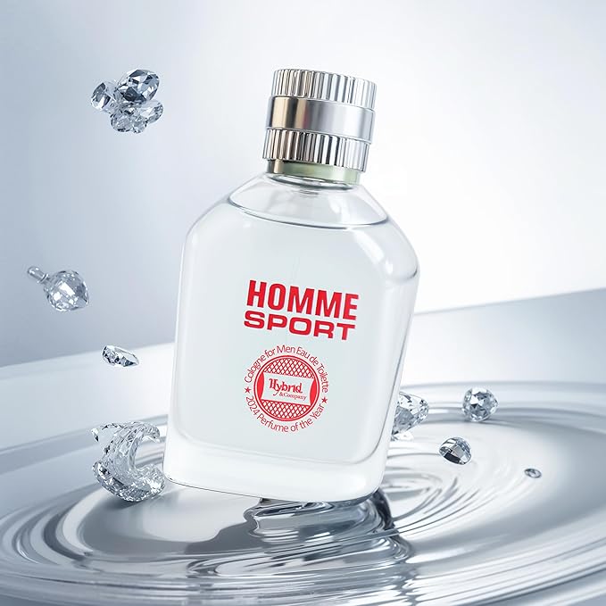 Hybrid & Company Homme Sport Pour Homme For Men Eau De Parfum Vaporisateur Natural Spray 3.4 Fl Oz