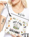Book lovers gifts makeup bag