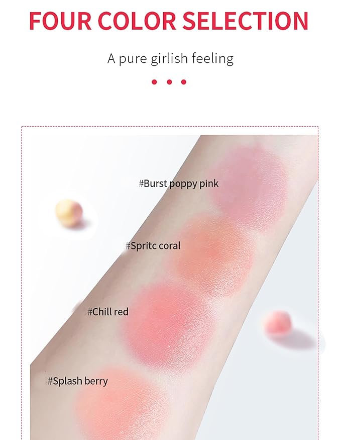 Jelly Blush Stick, Water Jelly Tint Makeup, Sheer Stain Makeup