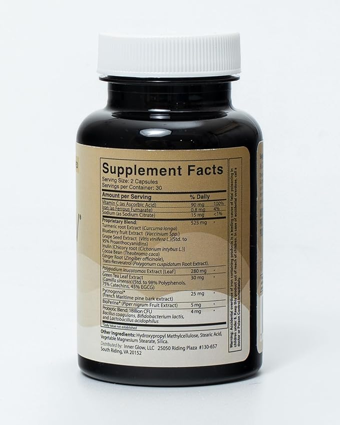 Age Defense Vitamins - Dermatologist and Plastic Surgeon Developed to Fight photoaging and Melasma, Polypodium Leucotomos Antioxidant Formula – Vegan, Gluten-Free – 60 Capsules