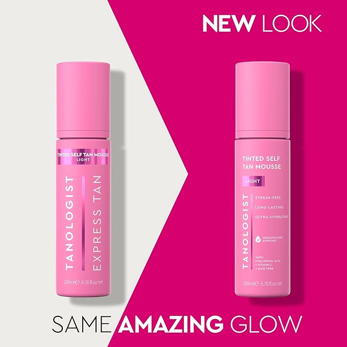 Tanologist Light Self Tan Mousse, Tinted Self-Tanning Mousse, Streak-Free, Natural Glow, No Fake Tan Smell Or Orange Tone, Long Lasting, Clean Ingredients, Vegan, 6.76 fl. oz/200 ml Bottle