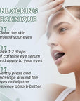 Caffeine eye serum for reducing