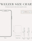 Tweezerman Winter Frost Micro Mini Slant & Point Tweezer Set