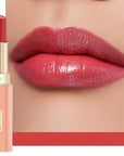 Oulac Apple Red Lipstick - Moisturizing Lip Stick Glossy Solid Shine Lip Gloss, Sheer Shine Juicy Finish, Lightweight and Hydrating Formula for Dry Lip Care, Vegan 2.2g/0.07oz (01)