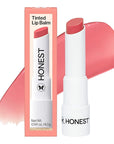 Honest Beauty Moisturizing Vegan Tinted Lip Balm | Antioxidant-rich Acai Extracts + Avocado Oil | Paraben Free + Cruelty Free | Summer Melon