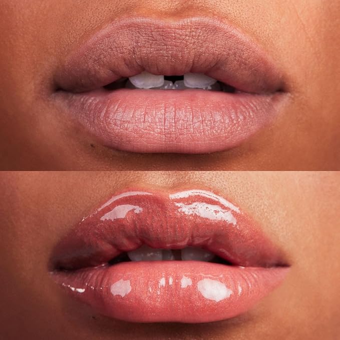 Kosas Wet Lip Oil Gloss - Hydrating Lip Plumping Treatment with Hyaluronic Acid & Peptides, Non-Sticky Finish (Dip)