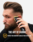 Novah® Professional Hair Clippers for Men, Professional Barber Clippers and Trimmer Set, Mens Cordless Hair Clipper for Barbers Haircut Fading Kit Fade - Gold
