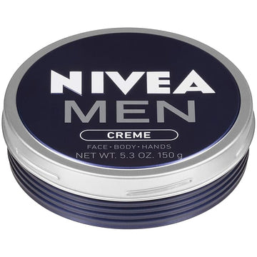 Nivea Men Creme - Multipurpose Cream for Men - Face, hand and Body Lotion - 5.3 oz. Tin (Pack of 12)