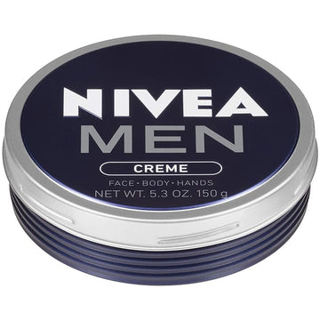 NIVEA MEN Creme - Multipurpose Cream for Men - Face, hand and Body Lotion - 5.3 oz. Tin