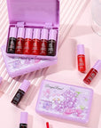 6 Colors Grapes Lip Tint Stain Set, Korean Lip