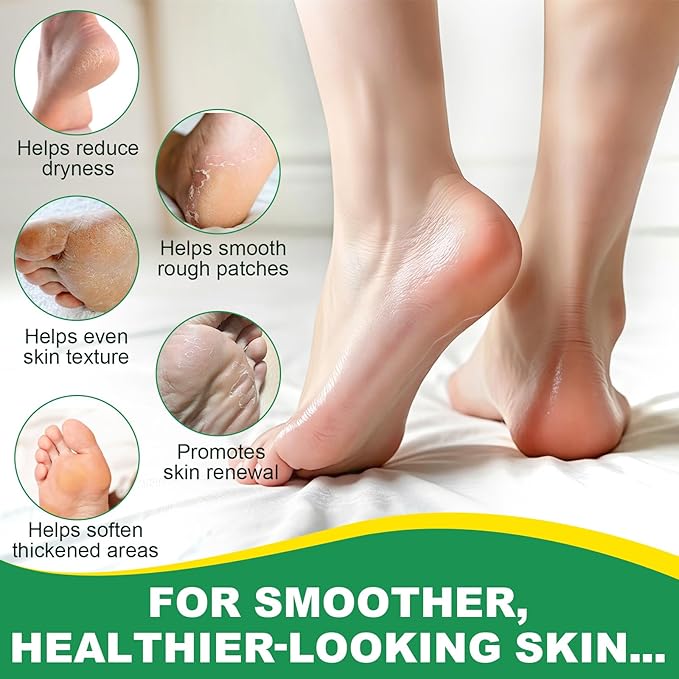Heel Balm for Dry Cracked Feet (Aloe Vera), Urea Cream 60% Foot Balm Stick for Cracked Heel Repair - Moisturizes, Exfoliates, and Softens Dry, Thickened Skin, Callus Remover for Feet