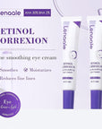 Eye Cream, Retinol Eye Cream for Dark Circles, Puffiness Anti Aging, With Hyaluronic Acid, Peptides, Caffeine Reduces Bags, Smooths Wrinkles & Fine Lines, Dark Circles Under Eye Treatment