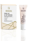 Merlena Pink Lip & Nip Serum - Hydrates and Repairs Dry, Peeling Lips and Nipples, Adds Collagen for Plumpness, Soothes Flaky Skin, Organic Vitamin C & E Formula 8ml