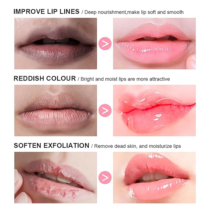 2Pcs Lip Glowy Balm and Lip Lips