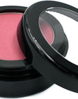Tulip Deep with Tints of Coral Red Purple Magenta Blush Pressed Cheek Blush Color Contour Powder, Talc & Paraben Free, 4 Grams, No Animal Testing & Cruelty Free