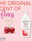 Jergens Original Scent Dry Skin Body Lotion, Hand and Body Moisturizer, Cherry Almond Essence, Dermatologist Tested, 32 Oz